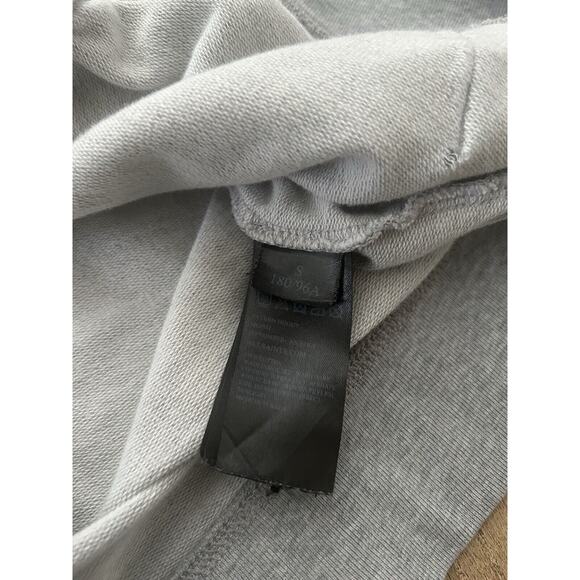 All Saints Hoodie Mens Size Small Full Zip Gray Embroidered - Picture 6 of 8